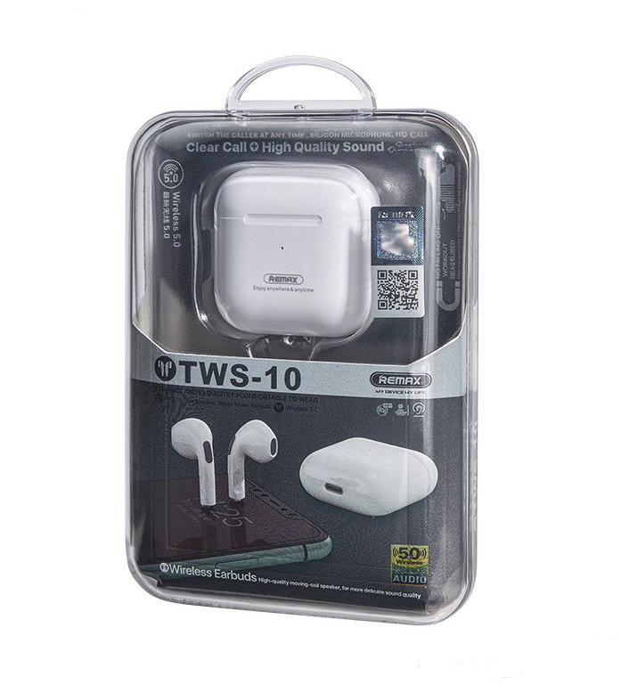 Remax TWS-10i bluetooth headset 5.1 stereo, fehér