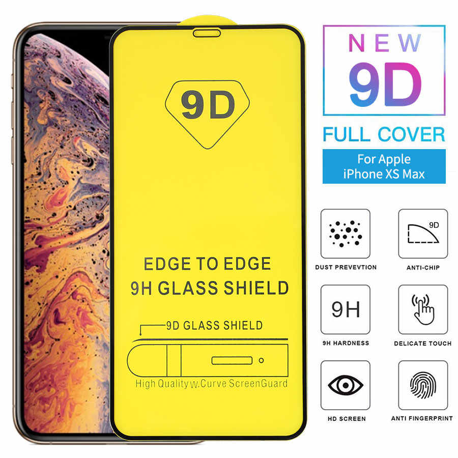 9D Glass iphone X/XS/11Pro fekete