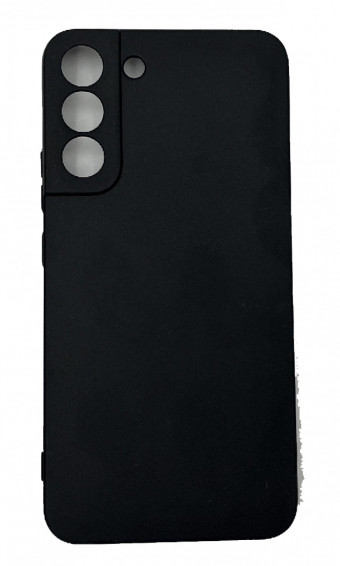 Samsung S22 Plus Soft touch szilikon tok, fekete
