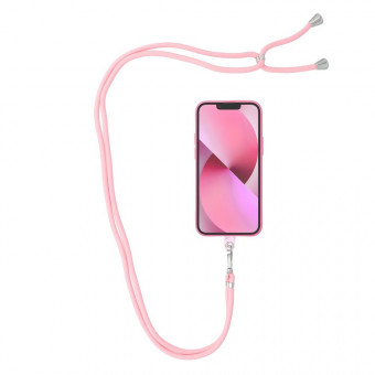 SWING medál telefonhoz, rózsaszín, állítható hosszúsággal 165cm