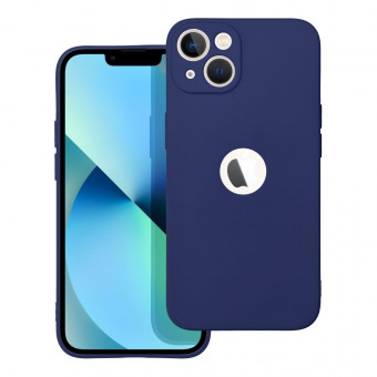 Szilikon tok Soft case, iPhone 14 sötétkék