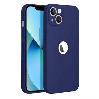 Szilikon tok Soft case, iPhone 14 sötétkék