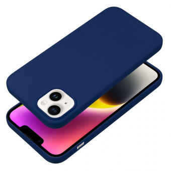 Szilikon tok Soft case, iPhone 14 Plus sötétkék