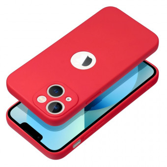 Szilikon tok Soft case, iPhone 14 Pro piros