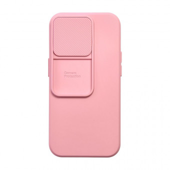 Slide tok, iPhone 14 Pro, kamera védős, pink