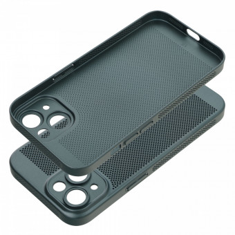 BREEZY légáteresztő tok iPhone 15 zöld