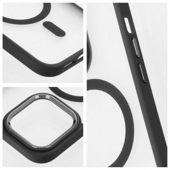 Matt Magsafe tok iPhone 15 fekete