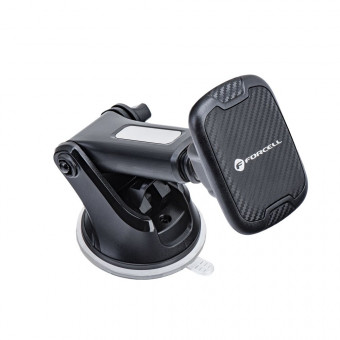 FORCELL CARBON H-CT327 mágneses autós tartó, szélvédőre