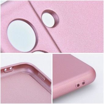 METALLIC tok iPhone 7 / 8 / SE 2020 / SE 2022 rózsaszín