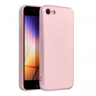 METALLIC tok iPhone 7 / 8 / SE 2020 / SE 2022 rózsaszín