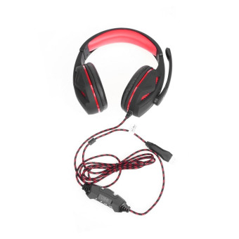ART Hero gaming headset fekete/piros