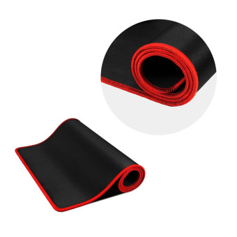 Gaming egérpad, fekete piros szegéllyel, 300*240*3mm
