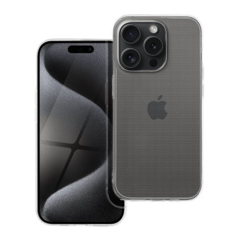 CLEAR tok 2mm  iPhone 15 Pro,  átlátszó