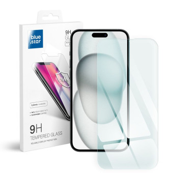 Blue Star 3D üveg - iPhone 15 Plus