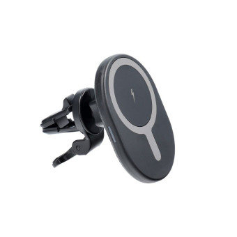 Autós tartó induktív töltéssel, MagSafe kompatibilis 15W D8 fekete