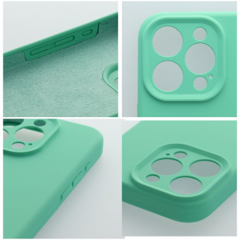Szilikon tok 2mm iPhone 16 pro zöld