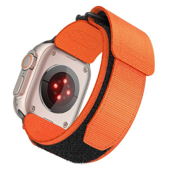 Apple watch szíj, 42/44/45/49mm, Forcell F-Design FA05 narancssárga