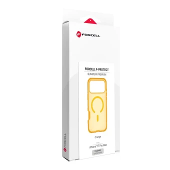 Forcell F-Protect BumperX iPhone 17 Pro Max / 18 Pro Max magsafe tok, narancssárga