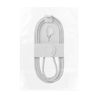 Apple original cable USB C to C 60W MW493ZM/A A2795 SIM tűvel 1m fehér, ECO