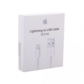 Apple Lightning kábel gyári, dobozos 0,5M