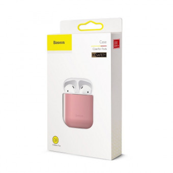 Baseus Airpods 1/2 Szilikon pink